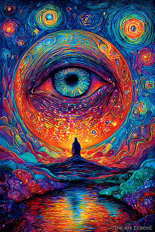 What happens when the universe begins to look back? Eye of Cosmos'