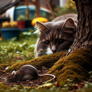 Cat and mouse'