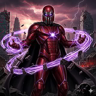 Lord Magnavader (Magneto/Vader Fusion)'
