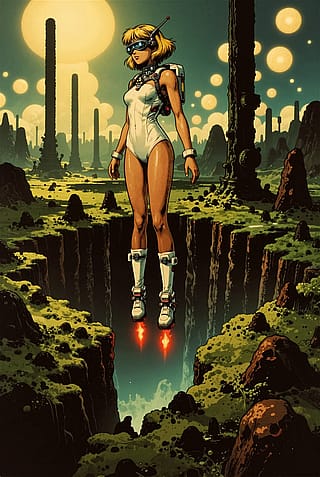 hires retro anime scifi'