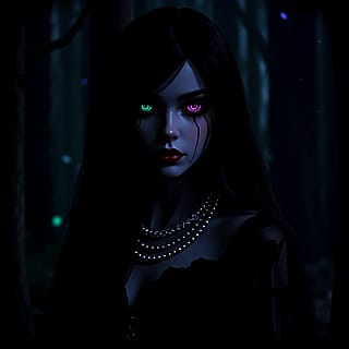 Different stylization ratios for my dark goddess'