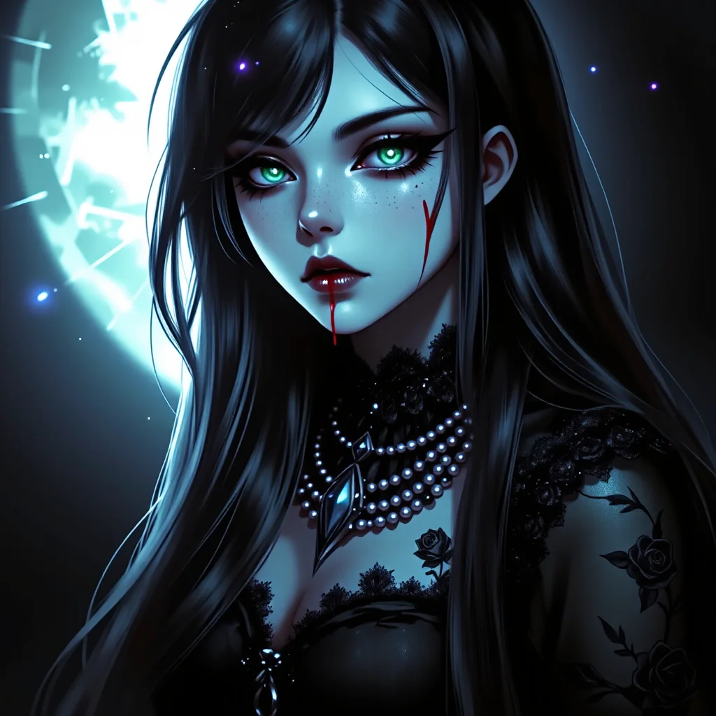 Different stylization ratios for my dark goddess picture 6 of 6