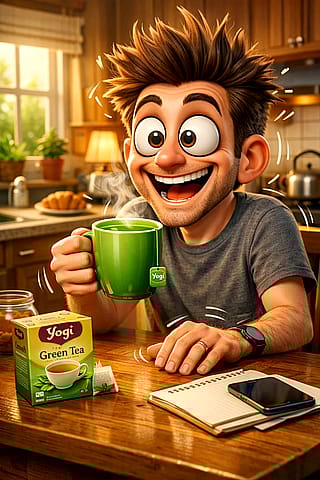 "Yogi tea hits different."'