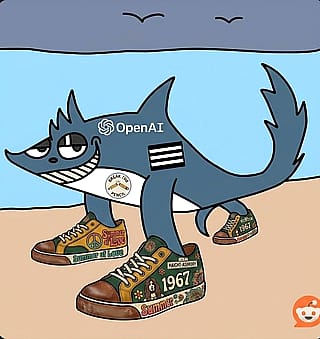 You know that ai free Tralalero tralala is digislop I made this peak digital free version'