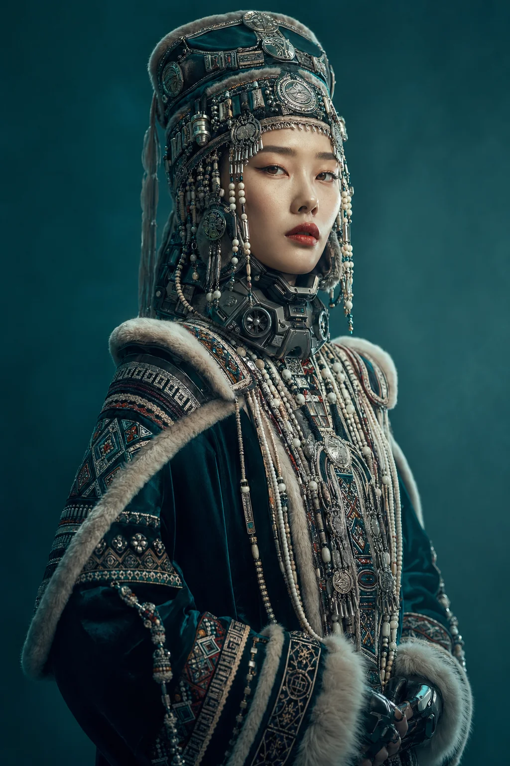 Cyberpunk with an ethnic style picture 1 of 6