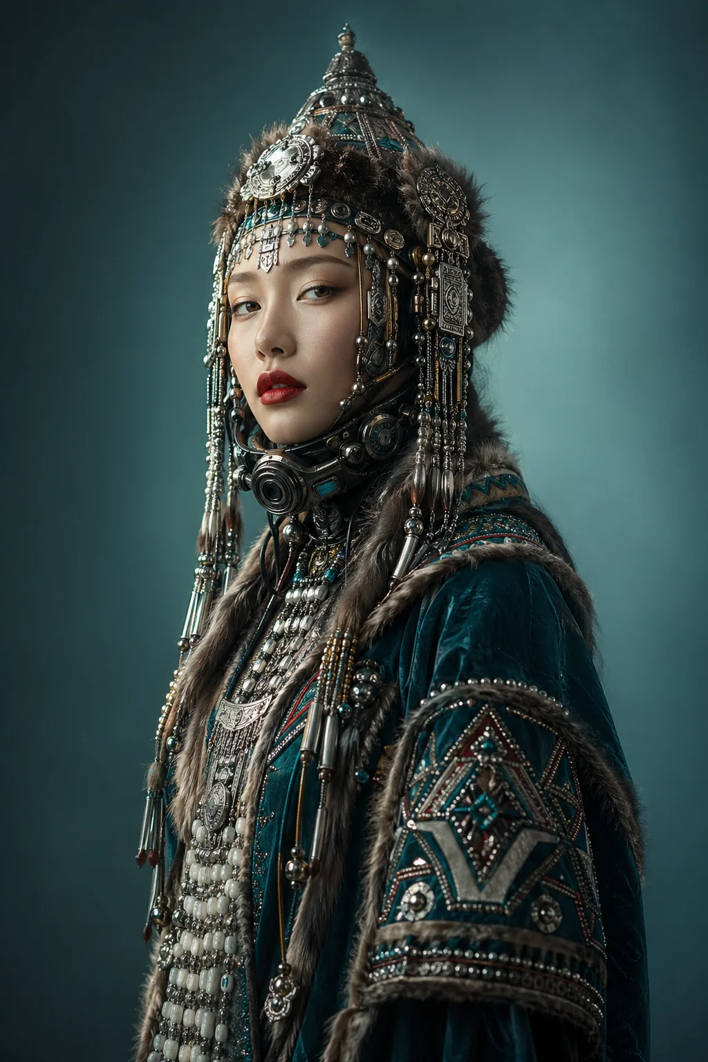 Cyberpunk with an ethnic style picture 4 of 6