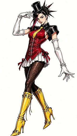 Jojo characters I made with Ai'