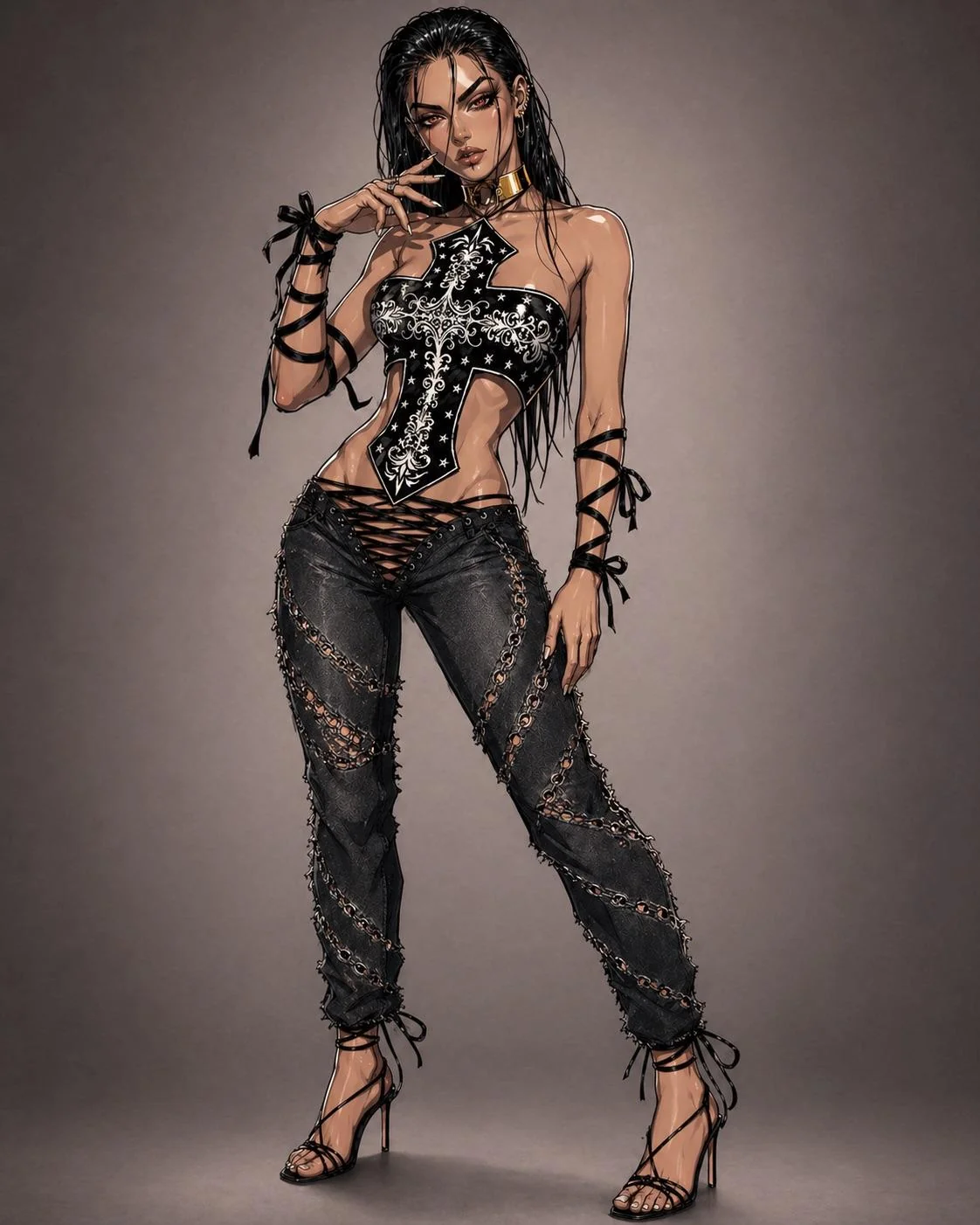 Jojo characters I made with Ai picture 4 of 6