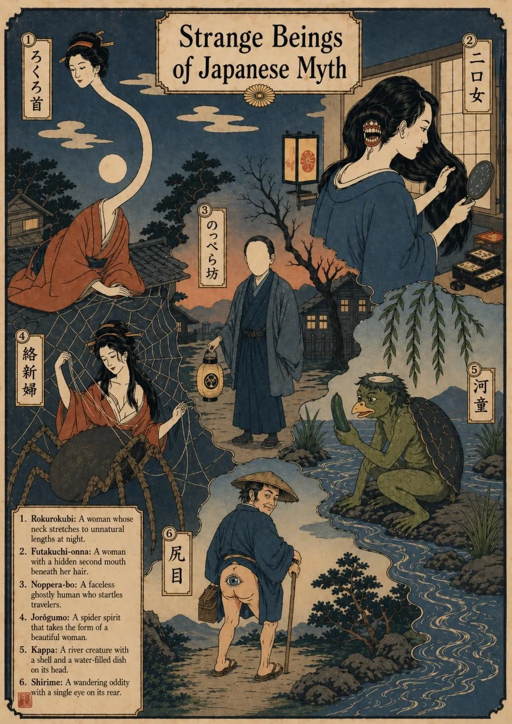 Strange Beings of Japanese Myth picture 1 of 3