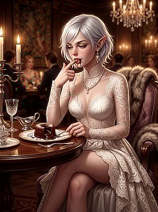 The cake is too good'