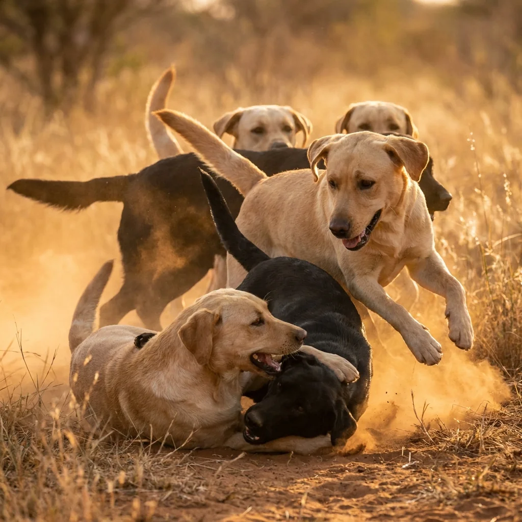 The pack at play picture 3 of 3