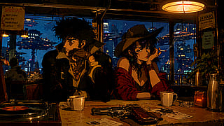 New AI-generated Cowboy Bebop characters'