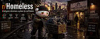 Proposed new subreddit banner for r/Homeless, since that sub doesn't allow image attachments.'