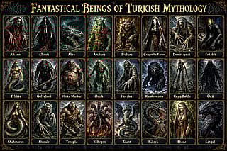 "Fantastical Beings of Turkish Mythology"'