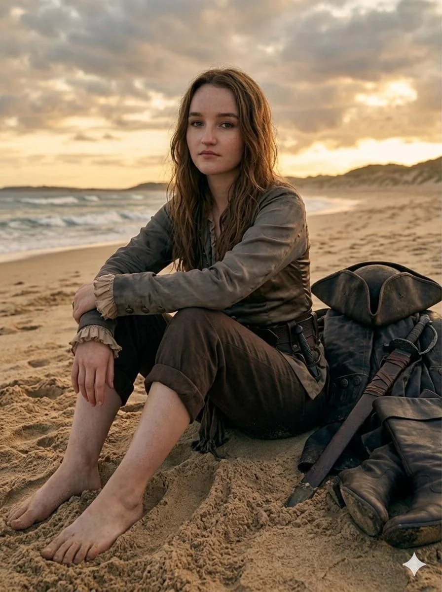 Kaitlyn Dever as Kaitlyn Sparrow, the long lost of Jack Sparrow and Elizabeth Swann picture 2 of 3
