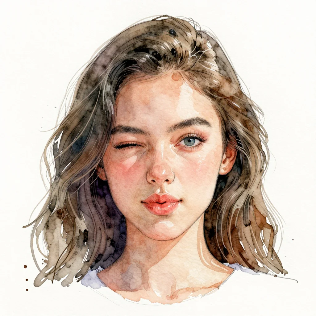 Today I turn Lia's into water color | AI generated picture 4 of 4