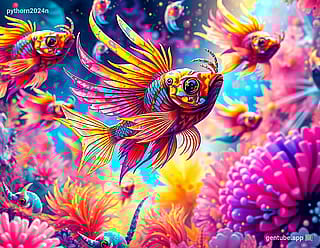 Swimming with Colors. Would You?'