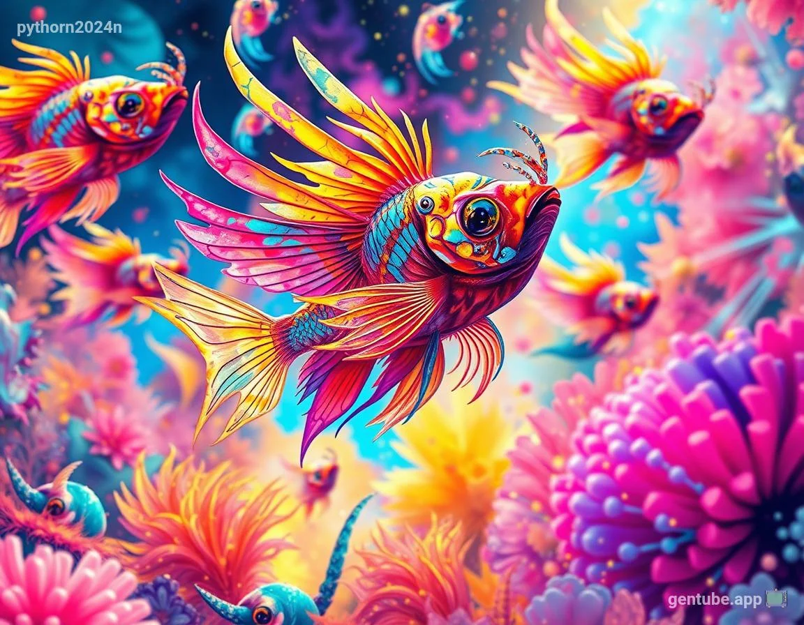 Swimming with Colors. Would You? picture 1 of 1