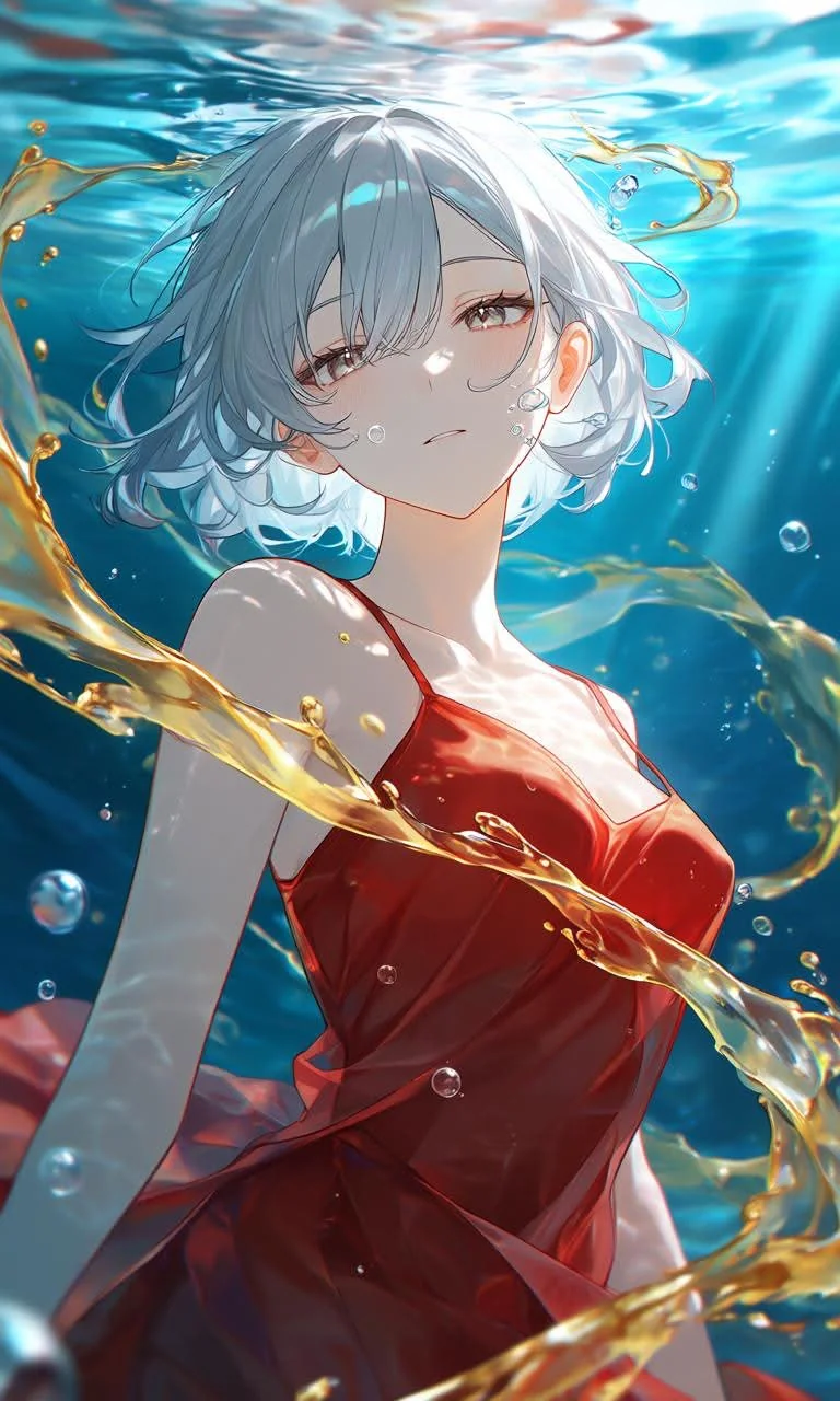 Semi-transparent fabric & fluid rendering test: finally seeing better refraction and material response picture 2 of 2