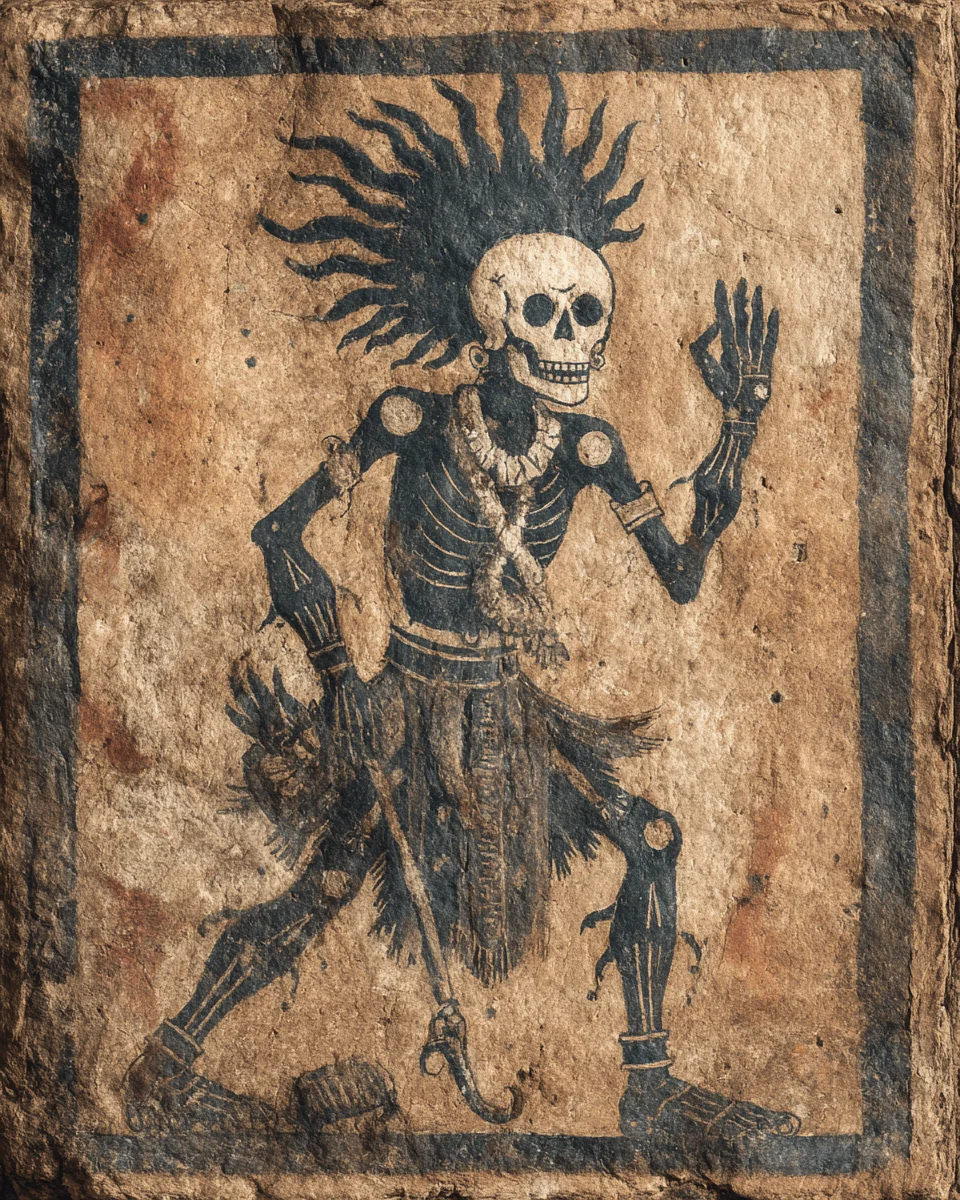 Mictlāntēcutli — Skeletal lord of Mictlan picture 4 of 4