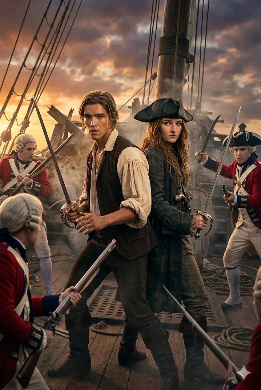 Kaitlyn Dever as Kaitlyn Sparrow, the long lost secret daughter of Jack Sparrow and Elizabeth Swann Pt. 2 picture 3 of 6