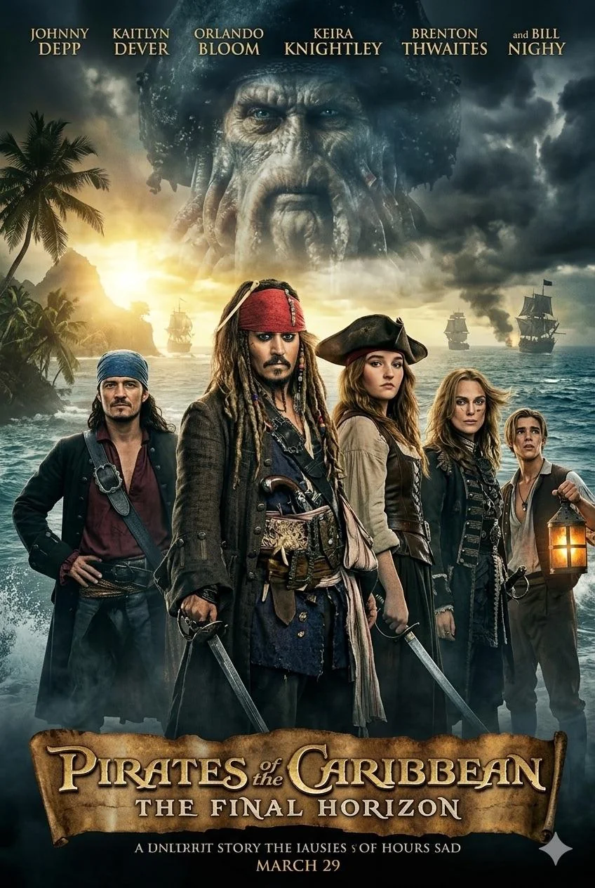 Kaitlyn Dever as Kaitlyn Sparrow, the long lost secret daughter of Jack Sparrow and Elizabeth Swann Pt. 2 picture 4 of 6