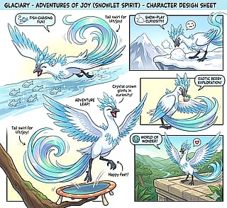 Snowlet and Glaciary'