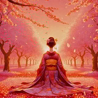 Cherry Blossom Sunrise'