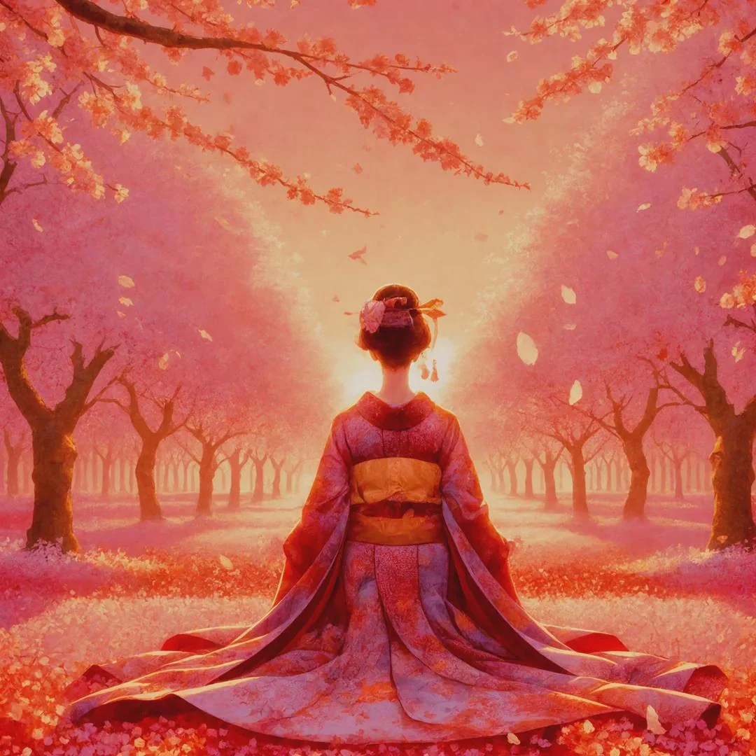 Cherry Blossom Sunrise picture 1 of 1