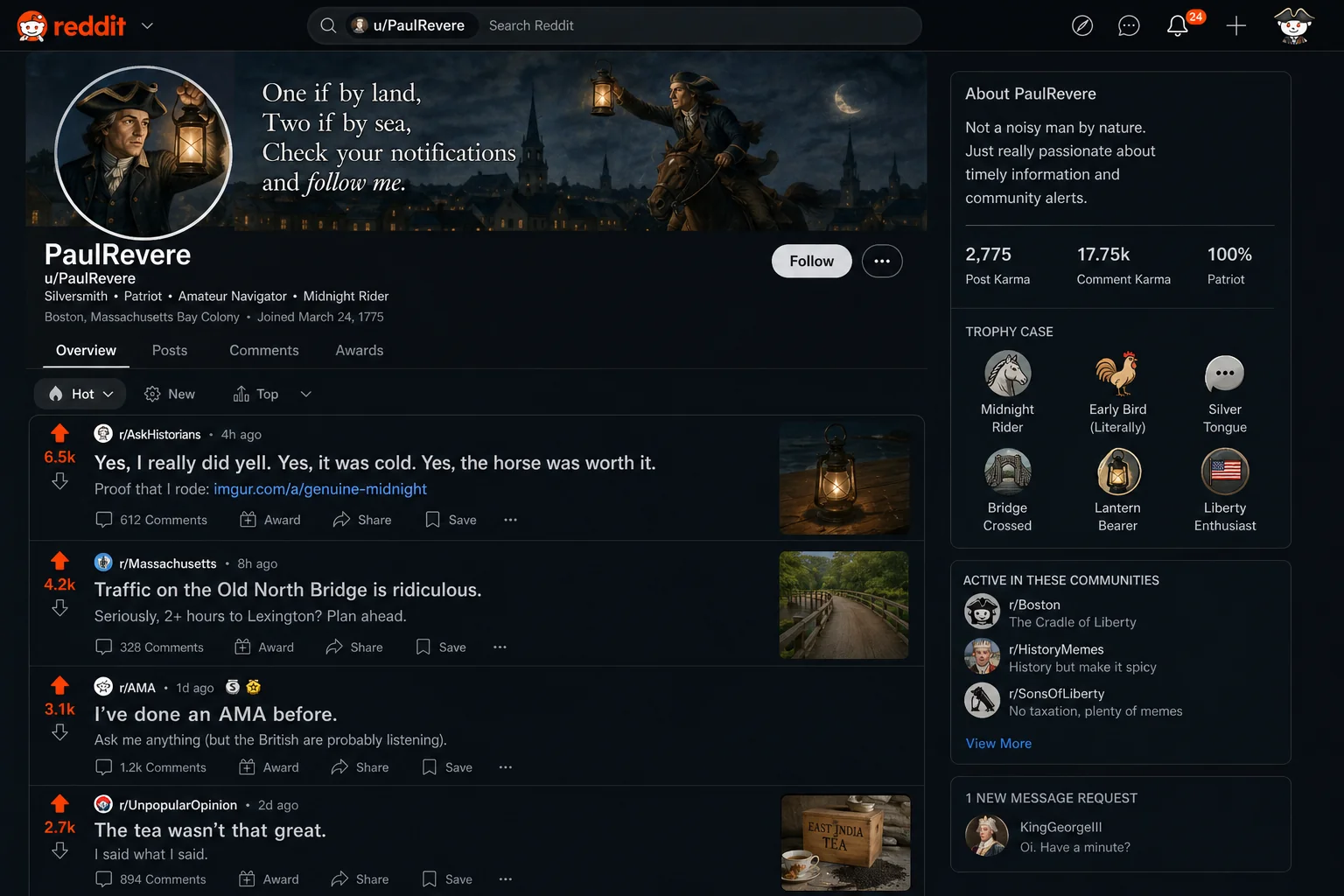 Reddit in 1776 (gpt2) picture 1 of 9