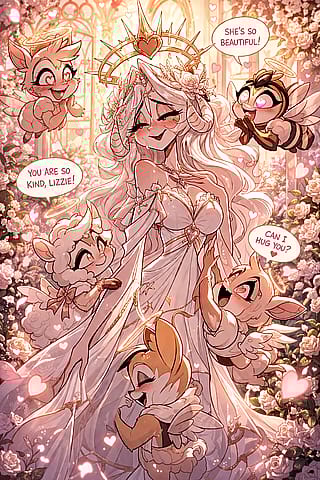 Lizzie’s mission is to spread love, and she loves it.'