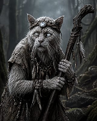 Fantasy cat via several gens with gpt2'