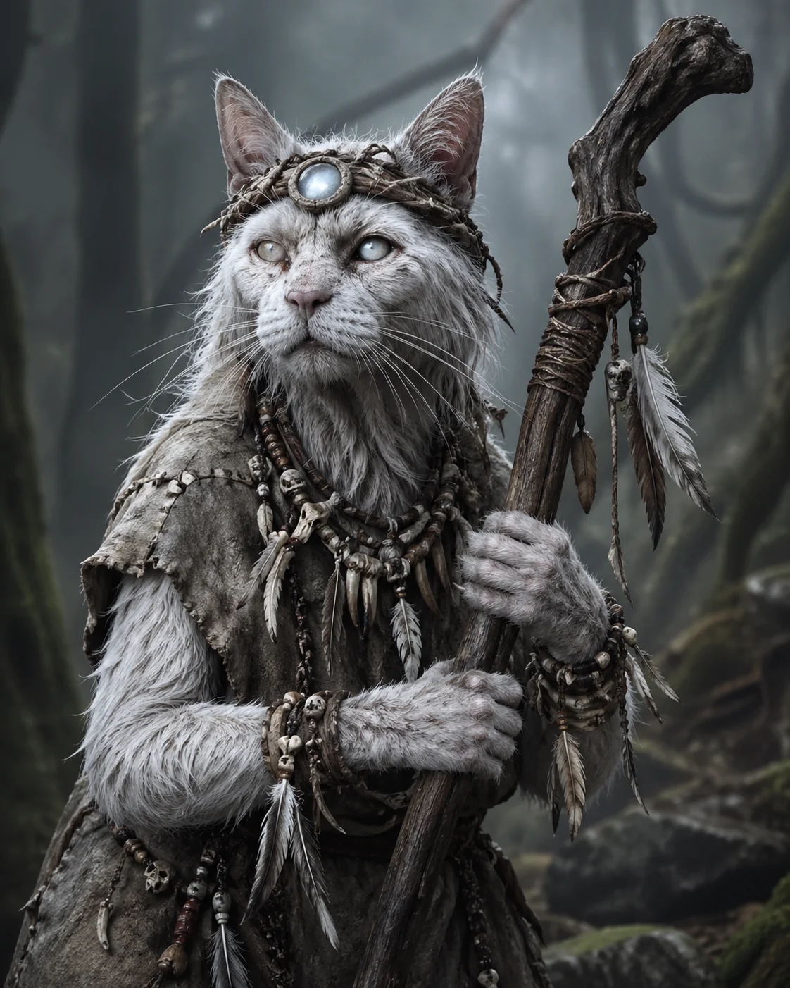 Fantasy cat via several gens with gpt2 picture 2 of 3