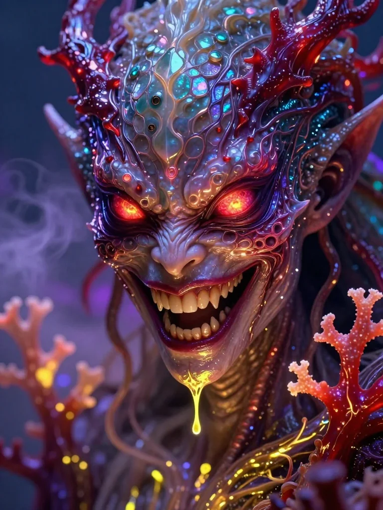 Mossed eyes glow in midnight's hush picture 1 of 1