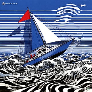 A gorgeous collision of Op Art rhythm and maritime modernism. How would you remix this seascape?'