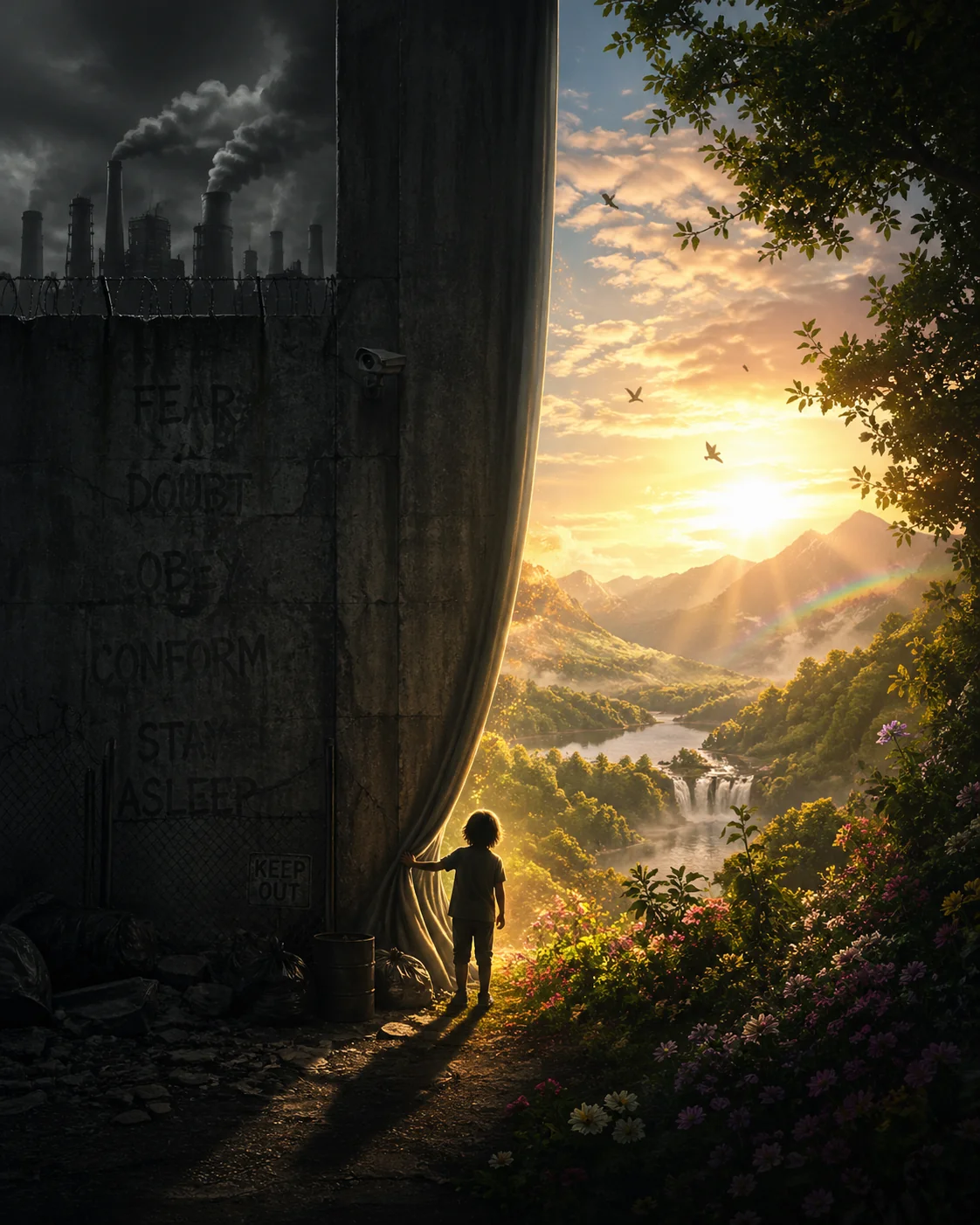 Pulling back the curtain. picture 1 of 1