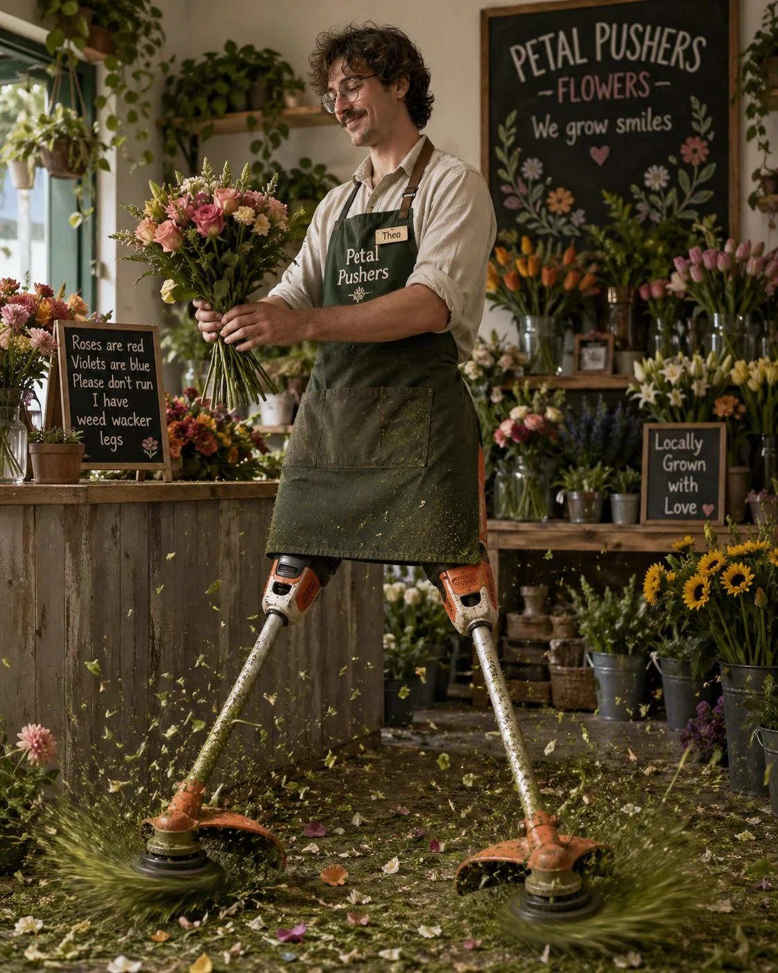 Weed wacker leg florist picture 1 of 1