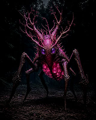 Don't look at its eyes!'