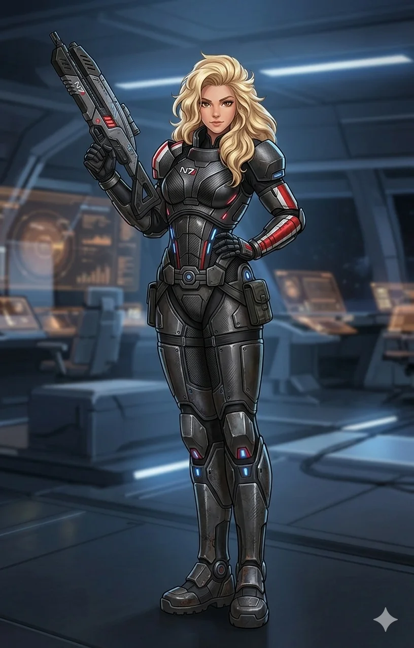Woman in N7 armor. picture 1 of 1