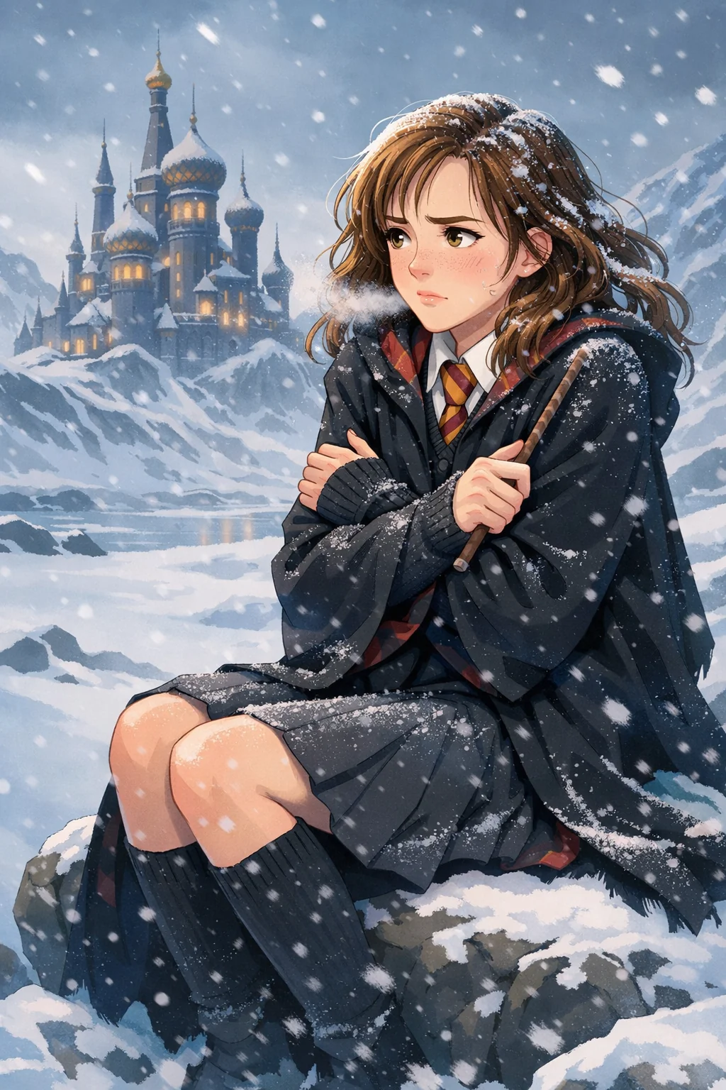 Harry Potter fanart: Hermione Granger on student exchange in Russia picture 1 of 4