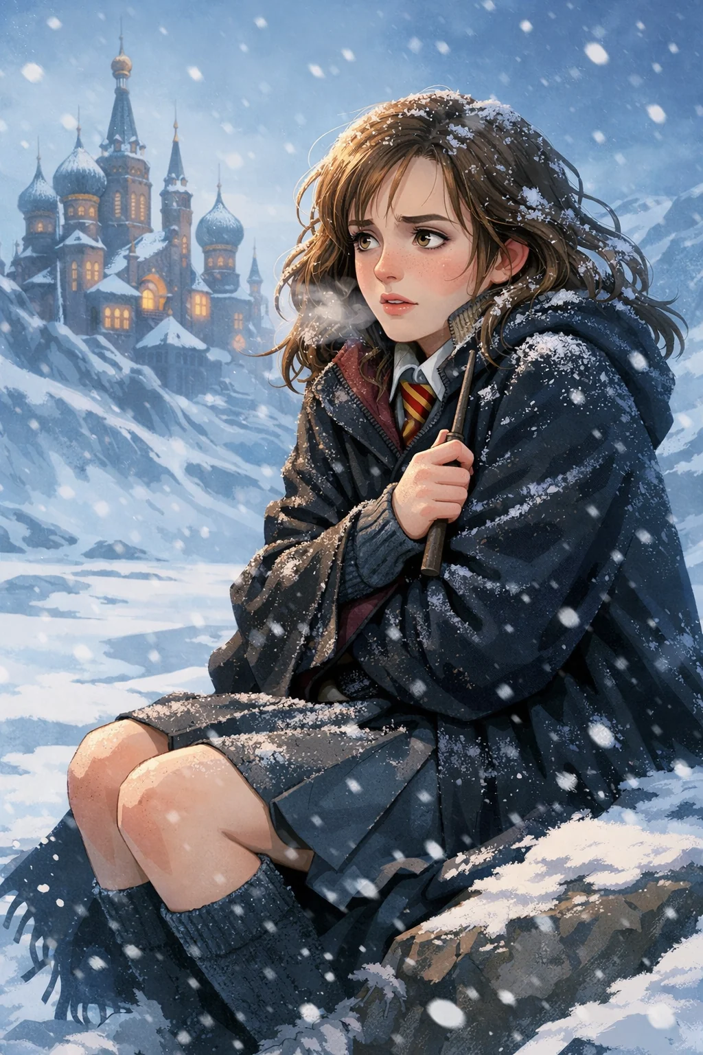 Harry Potter fanart: Hermione Granger on student exchange in Russia picture 2 of 4