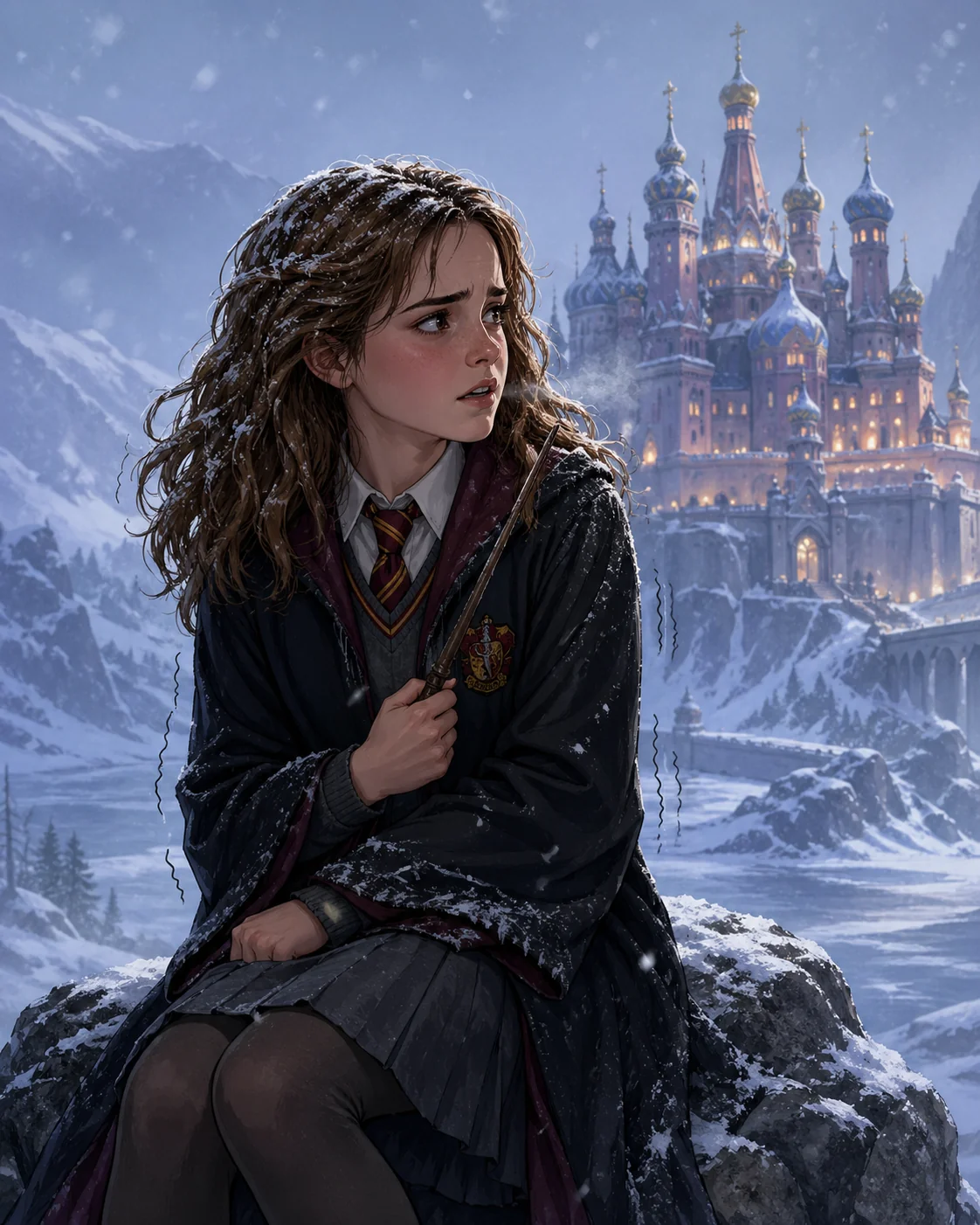 Harry Potter fanart: Hermione Granger on student exchange in Russia picture 3 of 4