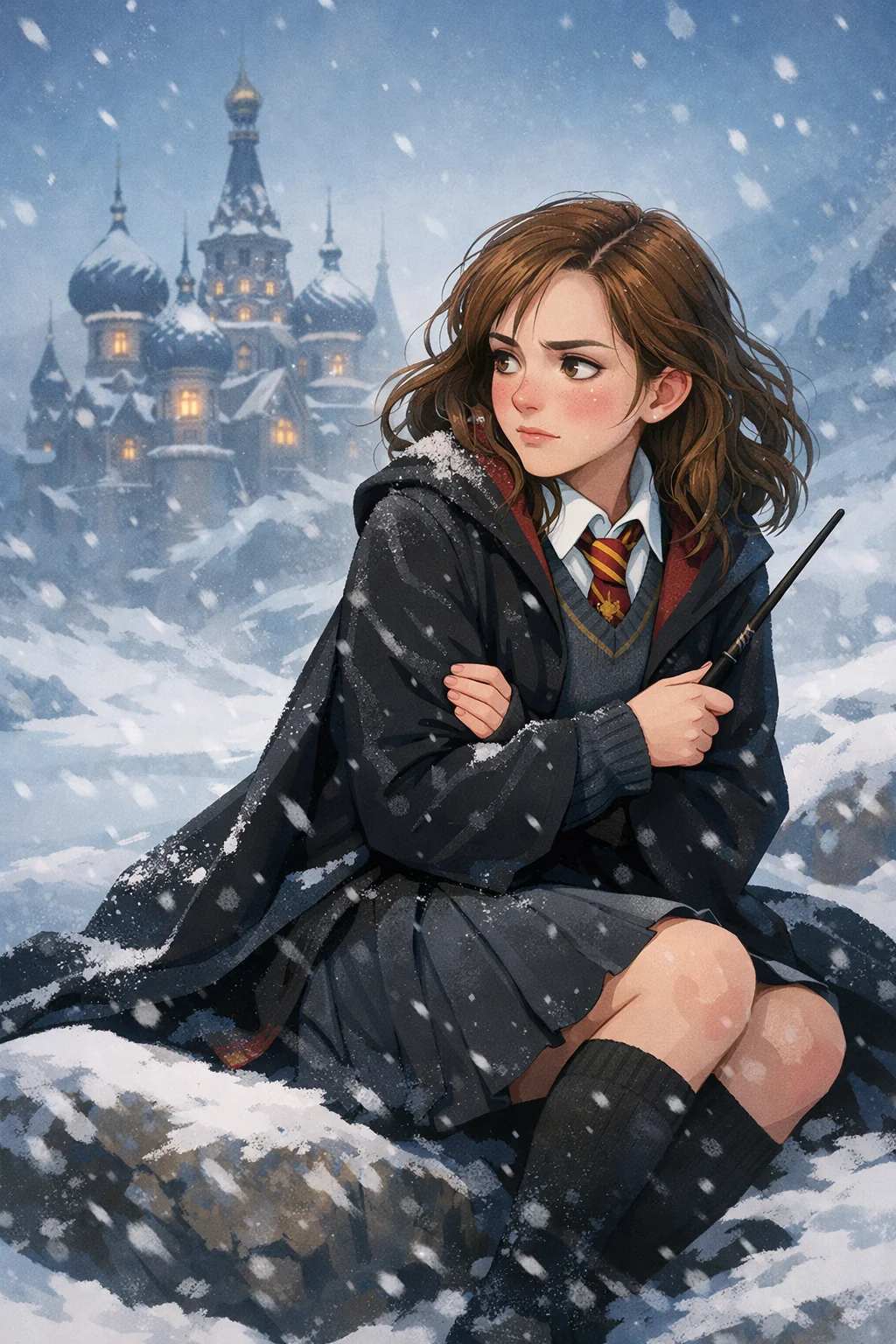 Harry Potter fanart: Hermione Granger on student exchange in Russia picture 4 of 4