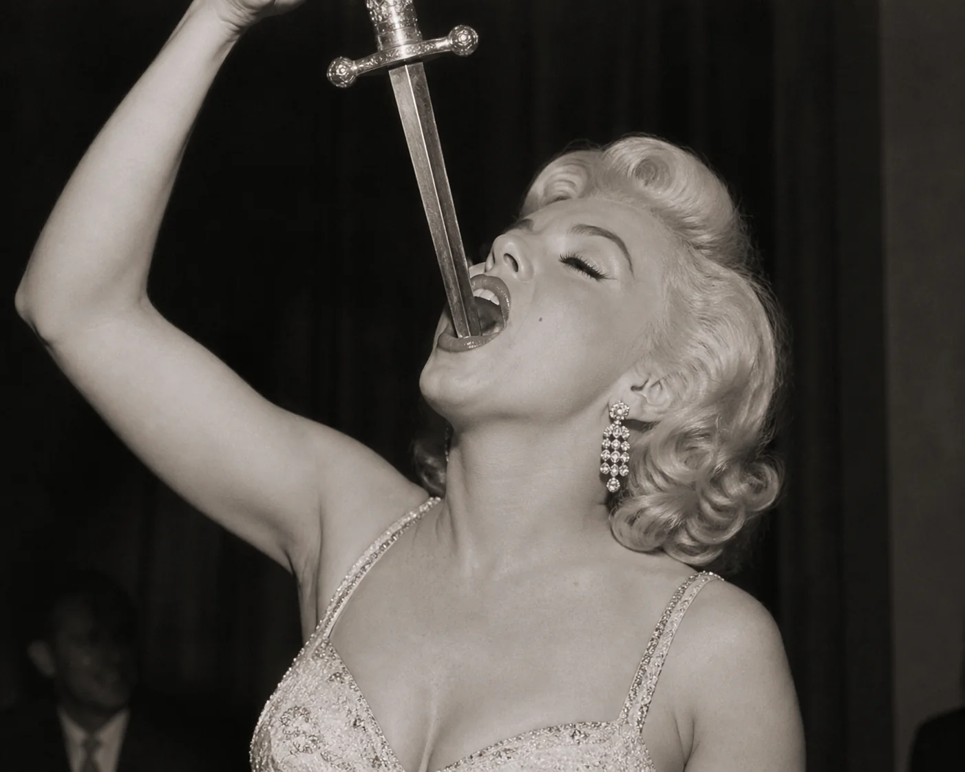famous women swallowing swords picture 2 of 3