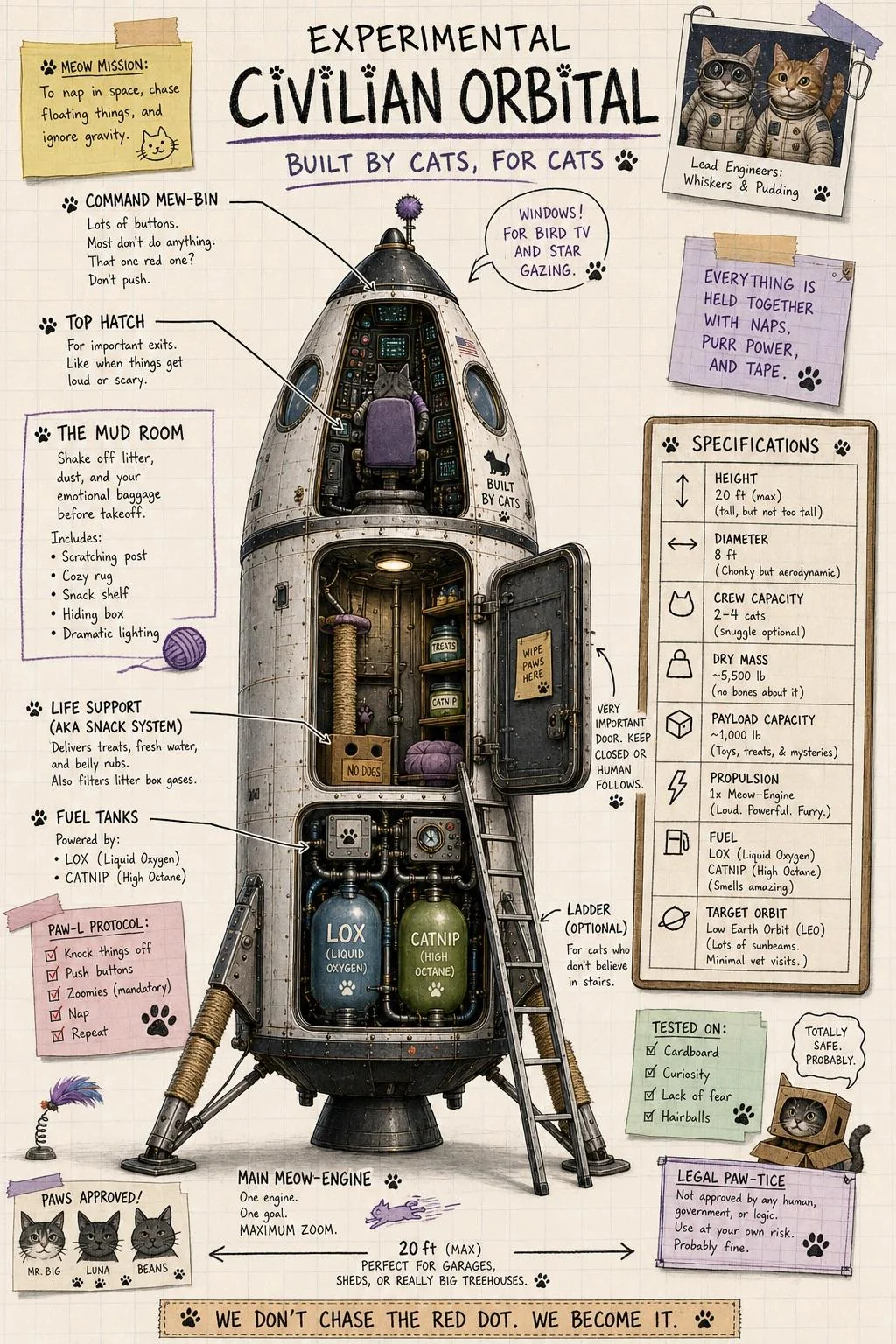 Cause cats in a rocket is cool. I’m having fun making prompts for cutaways. picture 1 of 2