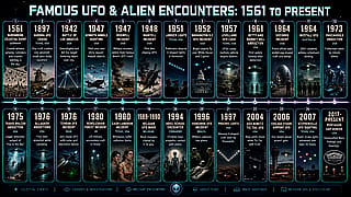 'Famous UFO & Alien Encounters: 1561 to Present''
