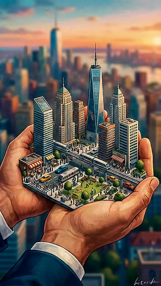 Urban Planning in Your Hands / Phone Wallpaper Archives'