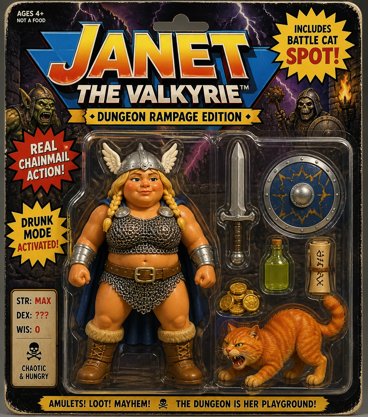 Childhood Toys - Janet The Valkyrie (and Battle Cat Spot!) picture 1 of 1