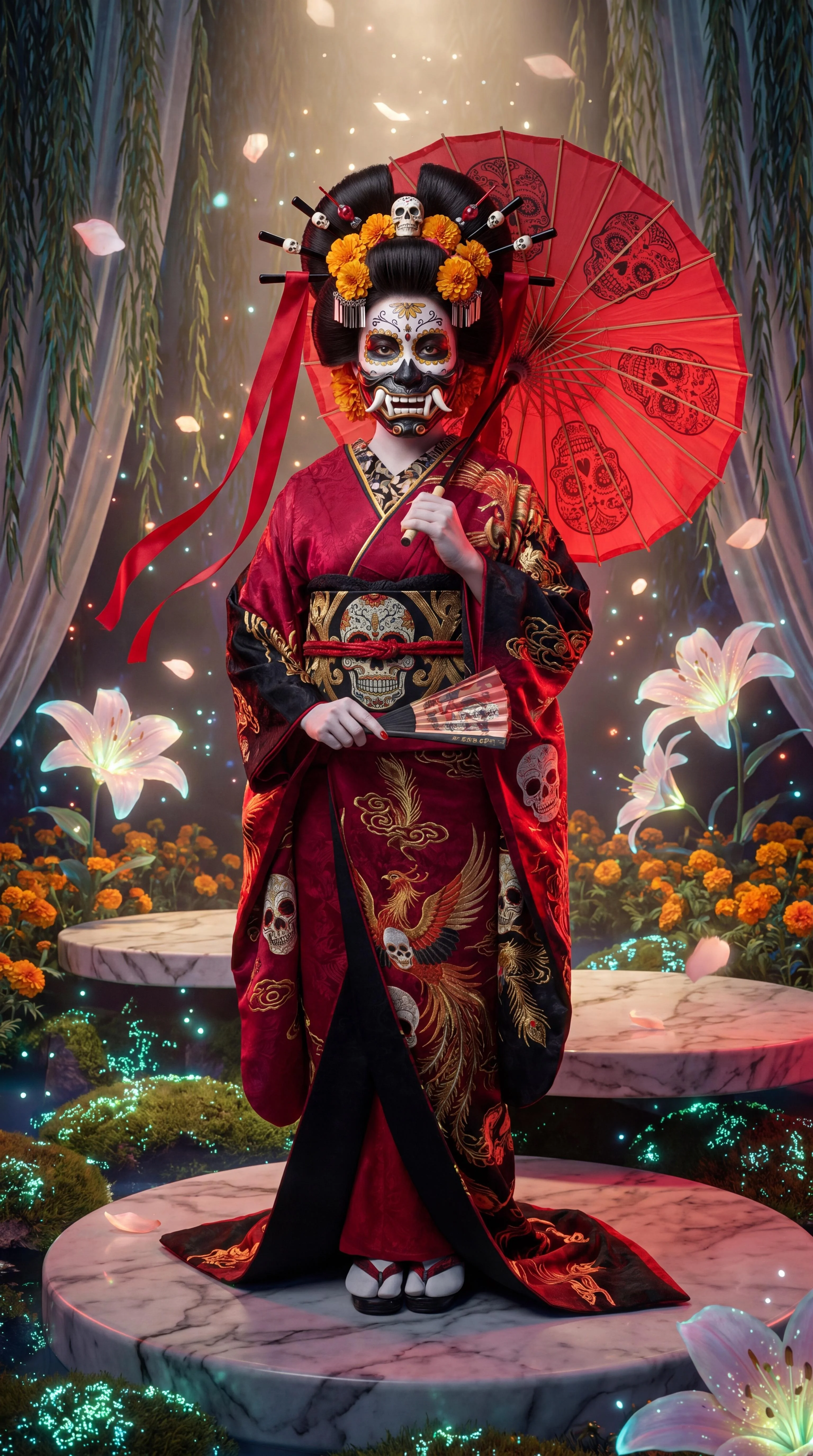 Los Muerte Menpō Geisha Editorial picture 4 of 5