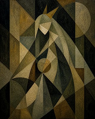 Lady with orb'